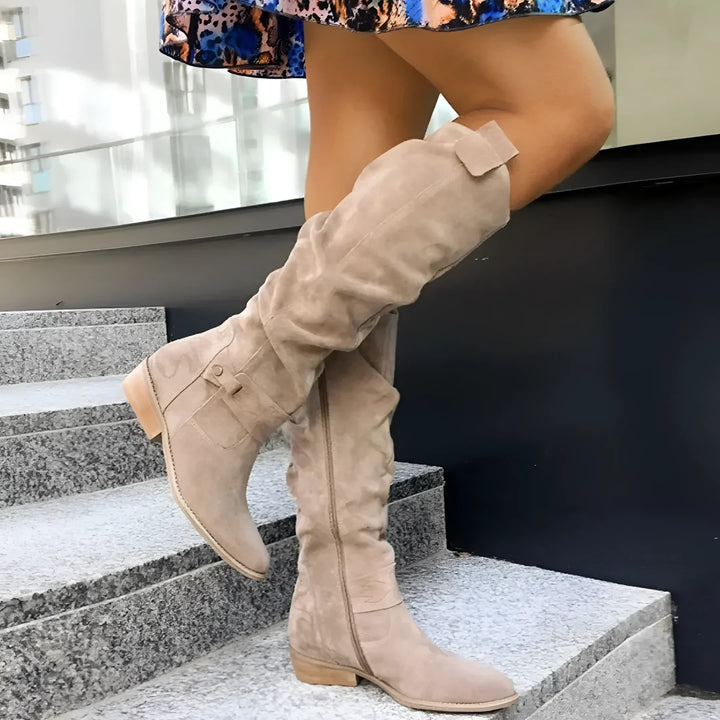 Isabel | Bottes en cuir de Première qualité pour Femmes