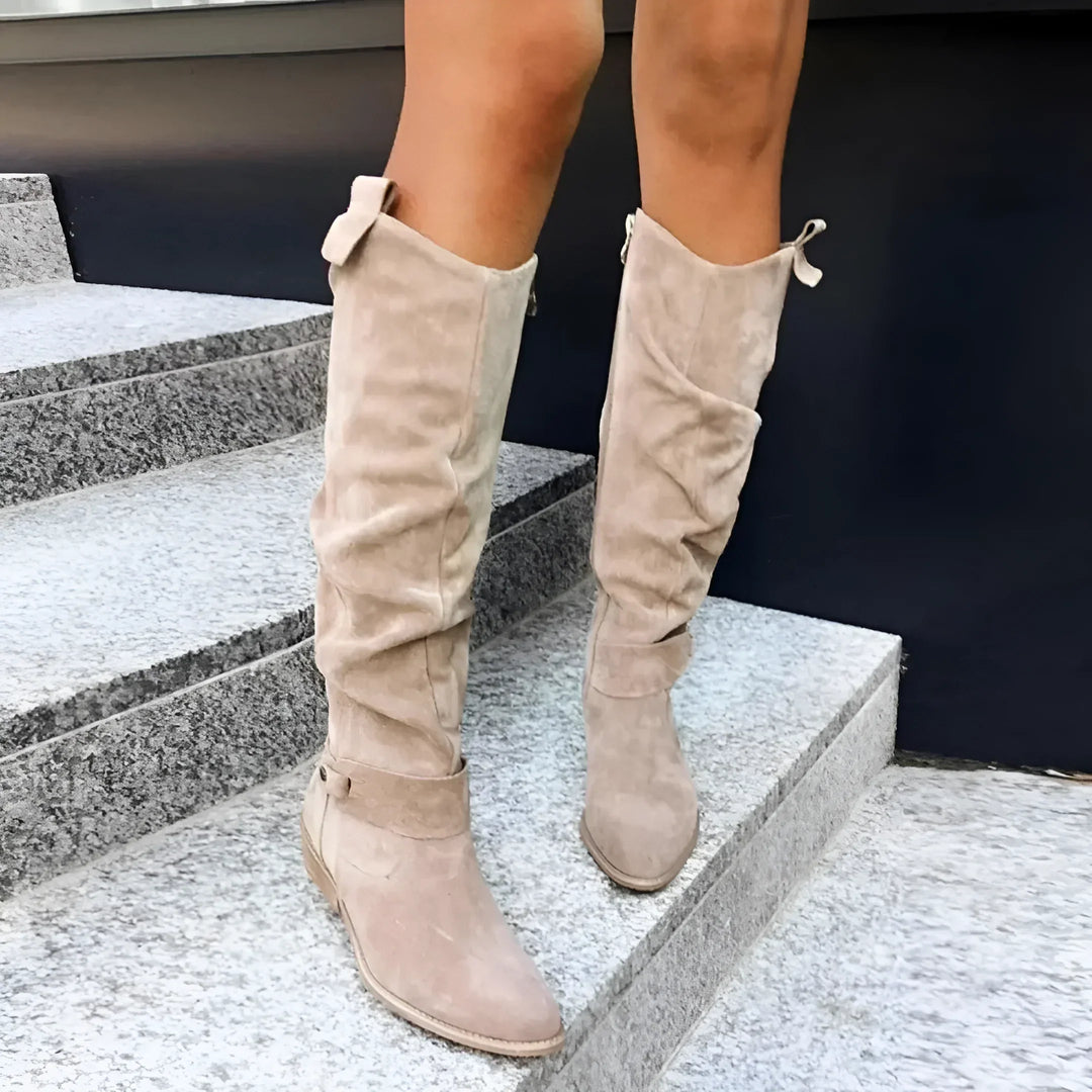 Isabel | Bottes en cuir de Première qualité pour Femmes