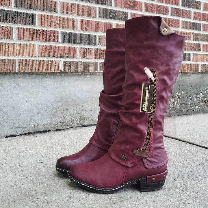 Gloria™ | Sturdy Rivet Boots