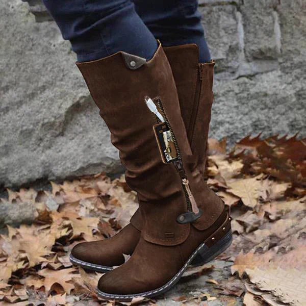 Gloria™ | Sturdy Rivet Boots