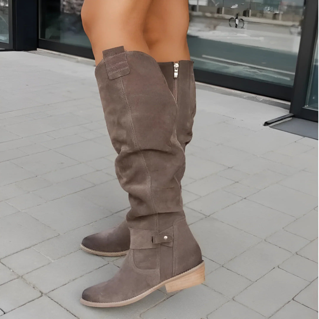 Isabel | Bottes en cuir de Première qualité pour Femmes