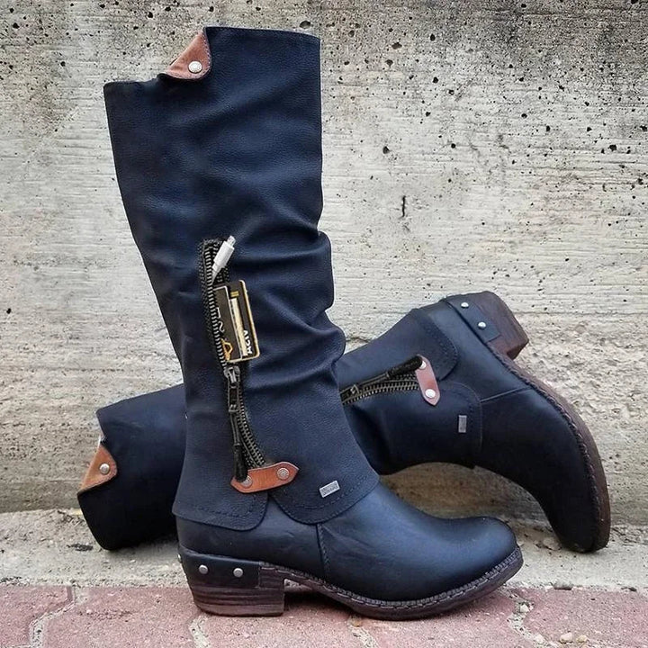 Gloria™ | Sturdy Rivet Boots