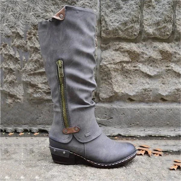 Gloria™ | Sturdy Rivet Boots