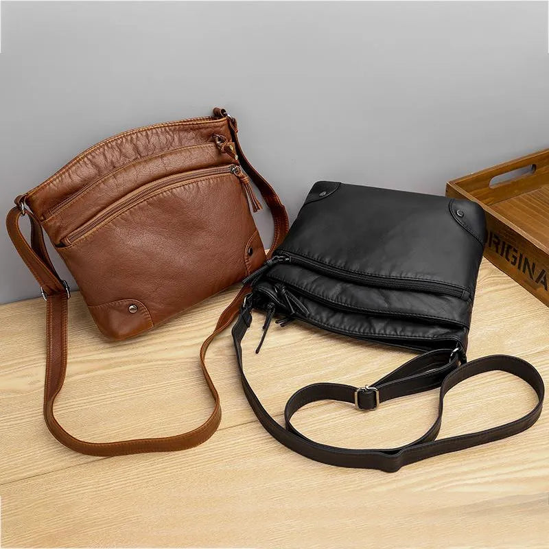 Idelle - Leather Shoulder Bag